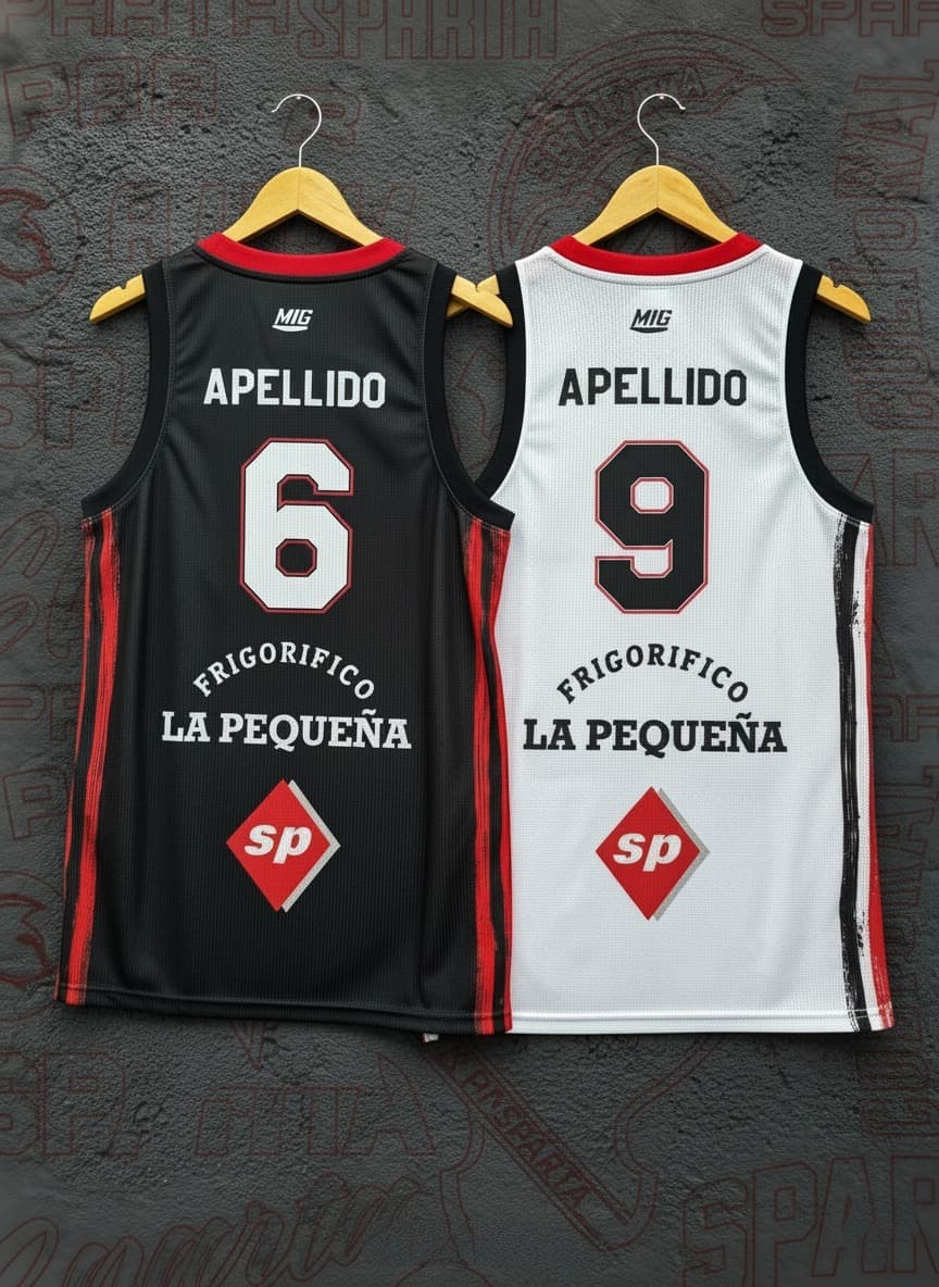 Camiseta Sparta — vista espalda